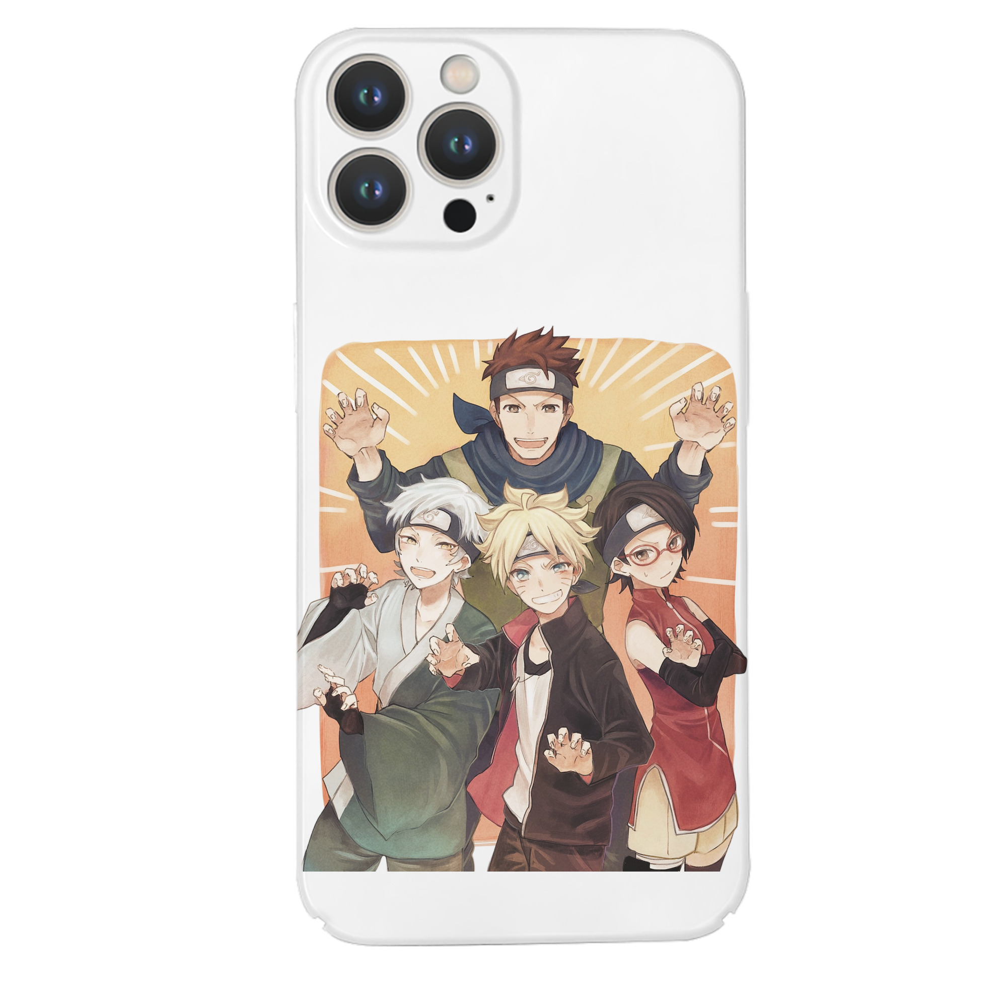 （画像用） NARUTO -ナルト- うちは サラダ Uchiha Sarada 【iPhone 14シリーズ対応】ハードケース